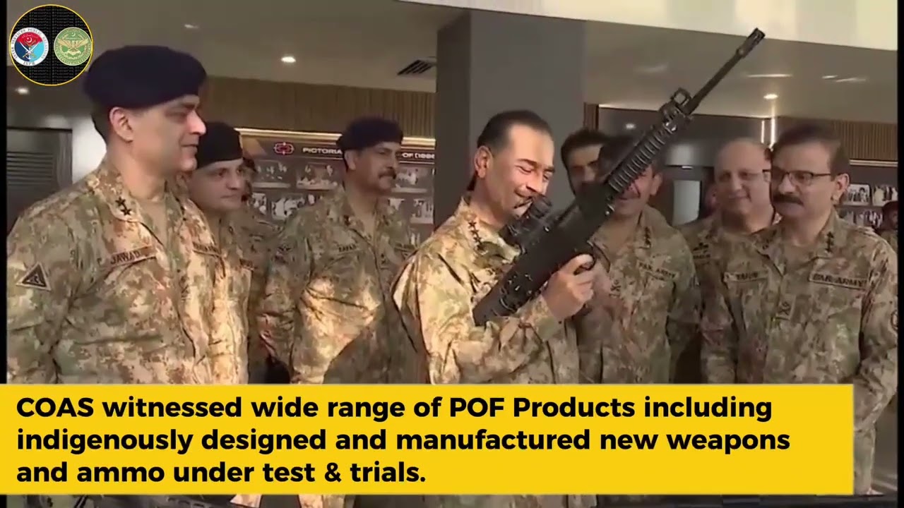 COAS General Syed Asim Munir Visits Pakistan Ordinance Factories | Boosting Defence Capabilities