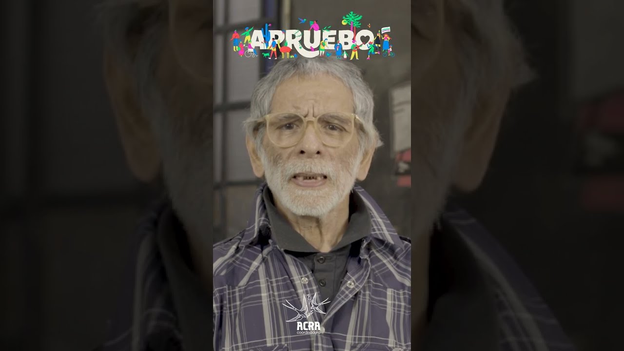 Actor Patricio Contreras llama a votar #APRUEBO para el Chile que necesitamos.