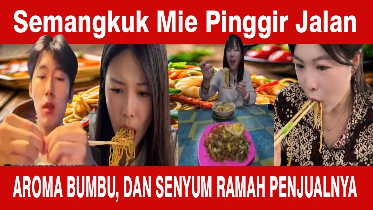 Orang Korea nyobain Rasa Mie Pinggir Jalan!!