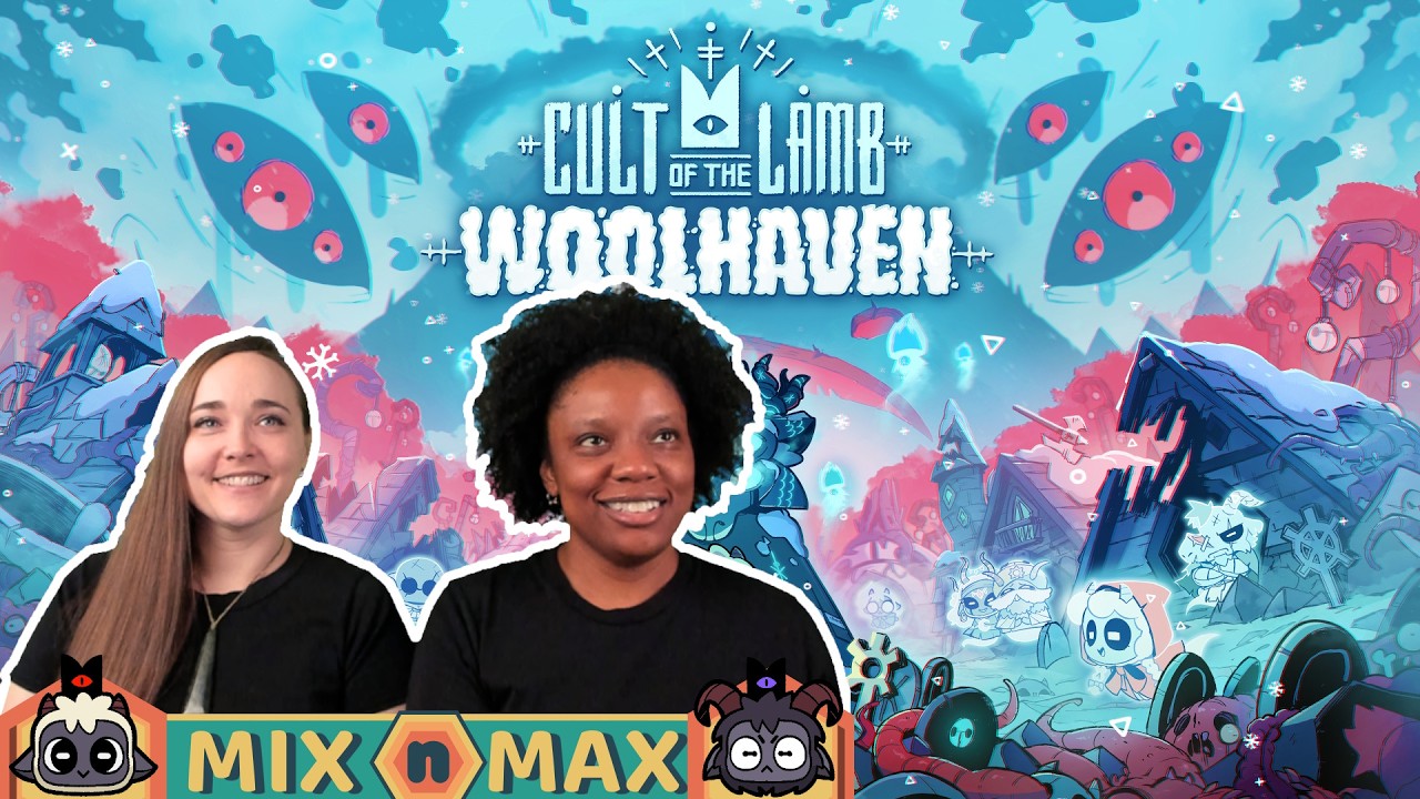 Explore the New Woolhaven DLC With Us | Couch Co-op Cult of the Lamb