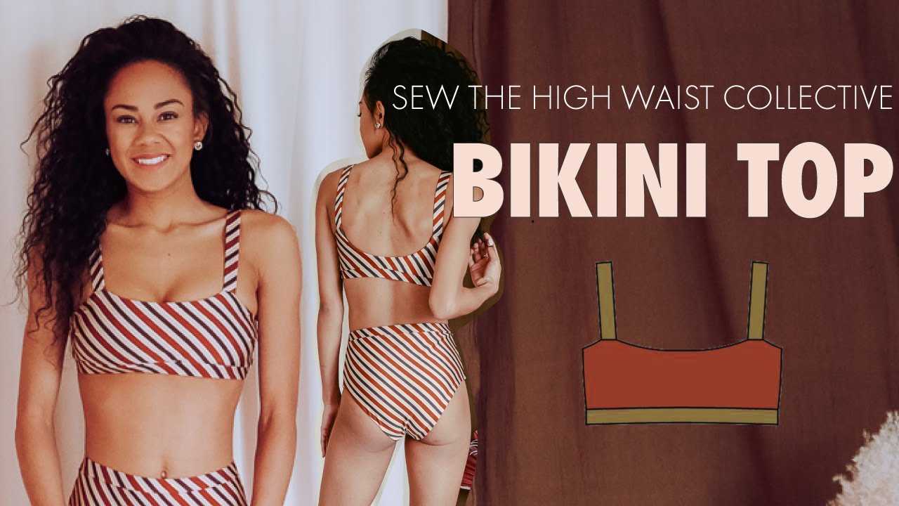 DIY Bikini top sewing pattern | No serger required | DIY swimwear | sewing patterns Australia | Sew
