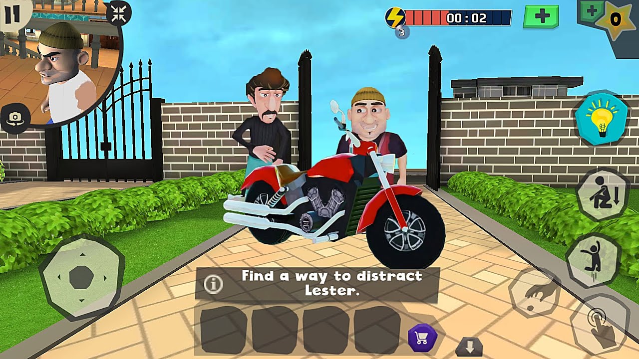 Scary Robber Home Clash - A Tire-some Ordeal New Level - Full Gameplay