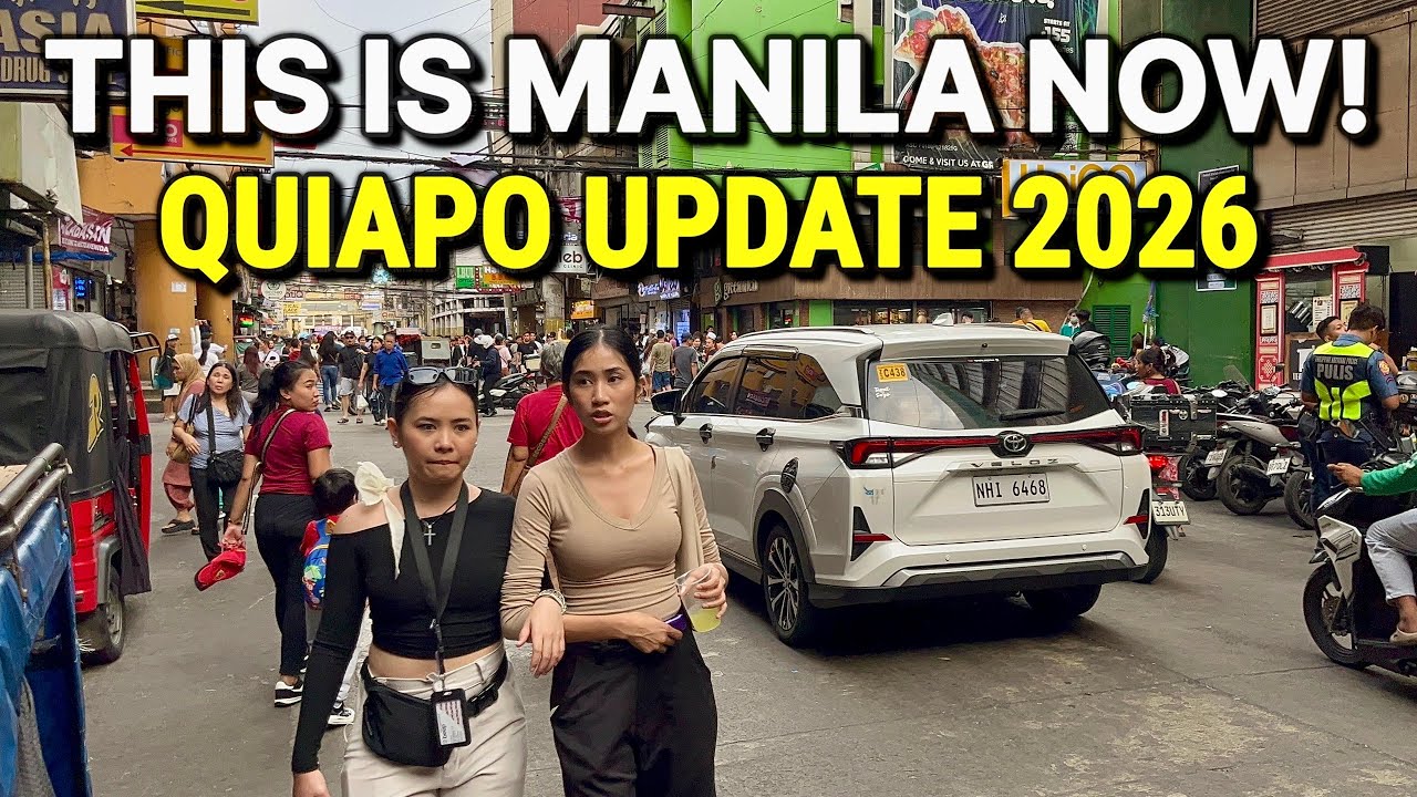 PHILIPPINES QUIAPO 2026 🇵🇭 REAL MANILA Streets & Sidewalks Update During Quiapo Festival!