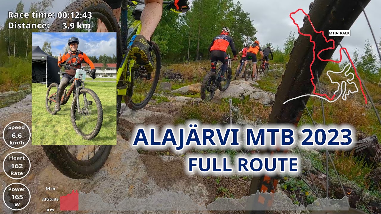 Alaj&auml;rvi MTB Race 2023 50 km Full route #mtb #mountainbikelife