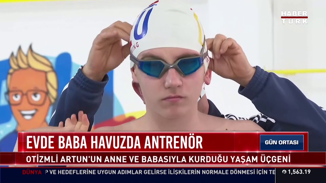 Otizmli Genç Yüzücü Artun, Olimpiyat Ateşine DEÜ'de Kulaç Atıyor