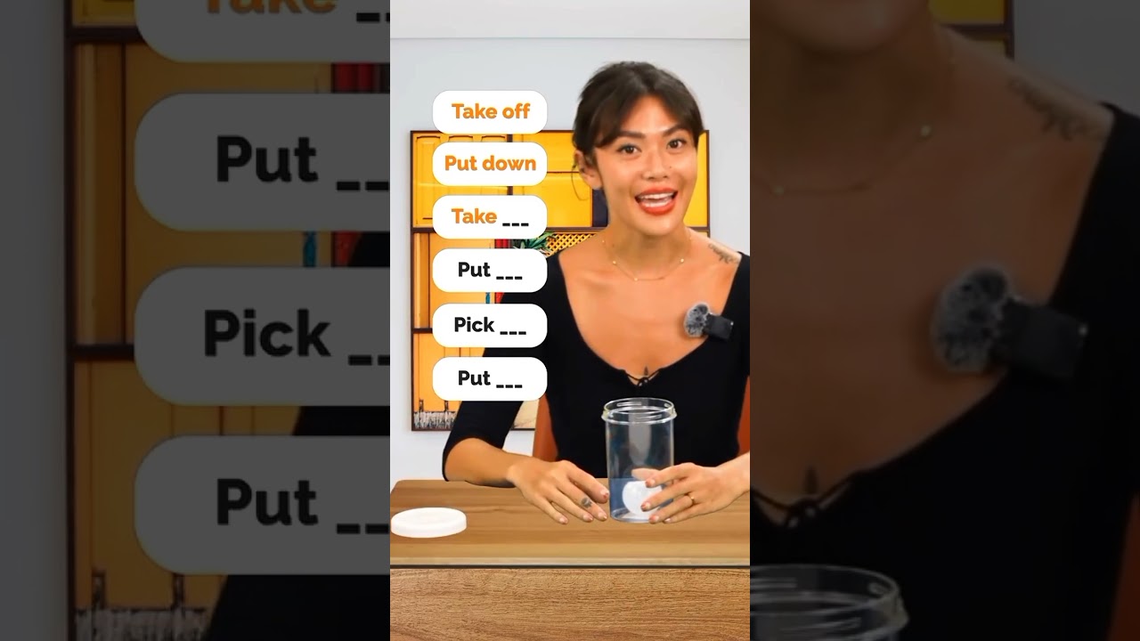 Uses of take /put / pick /put with practical example #english #vocabulary #learning #foryou