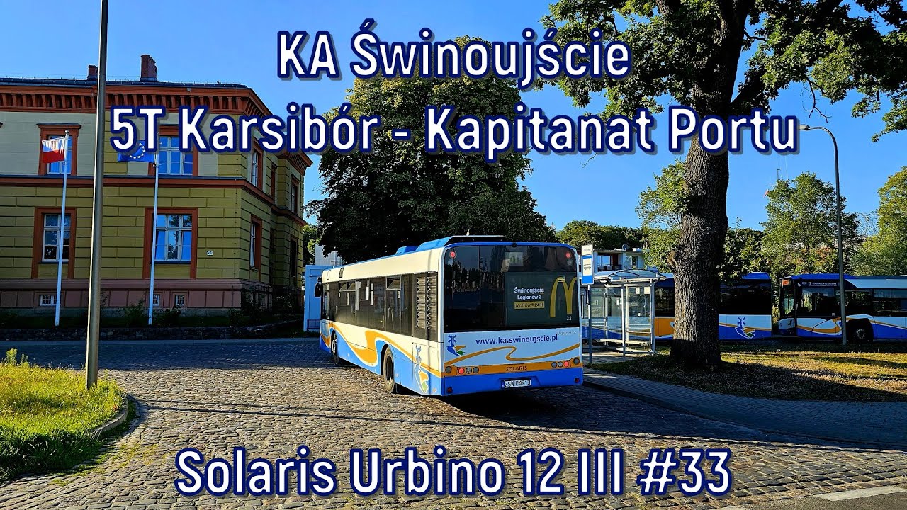 KA Świnoujście - linia 5T, Solaris Urbino 12 III #33