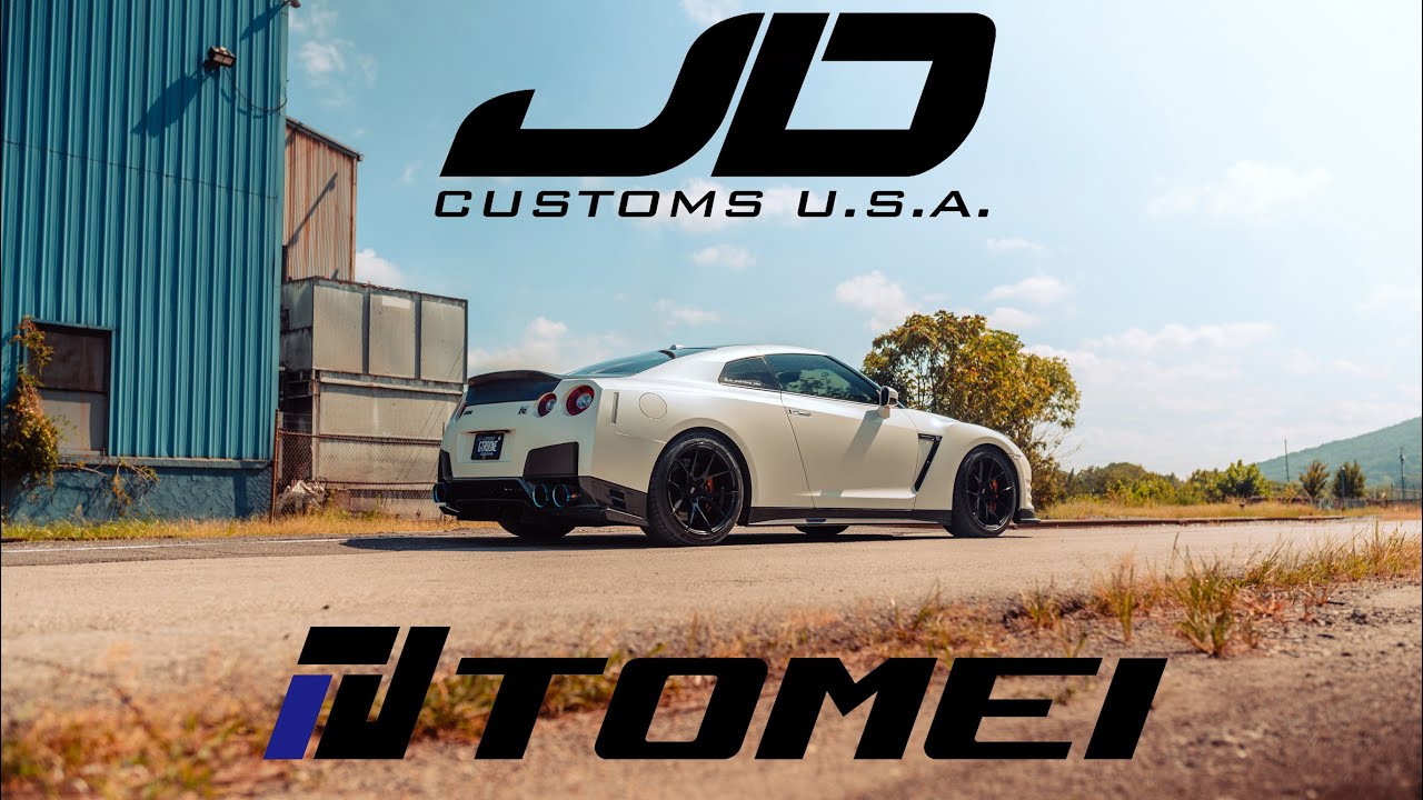 Nissan R35 GT-R Tomei Exhaust Install! | 4K