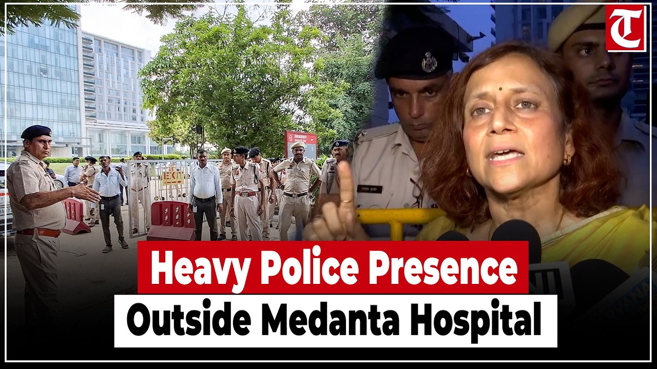 Sonam Wangchuk's Wife Questions Heavy Police Presence Outside Medanta Hospital
