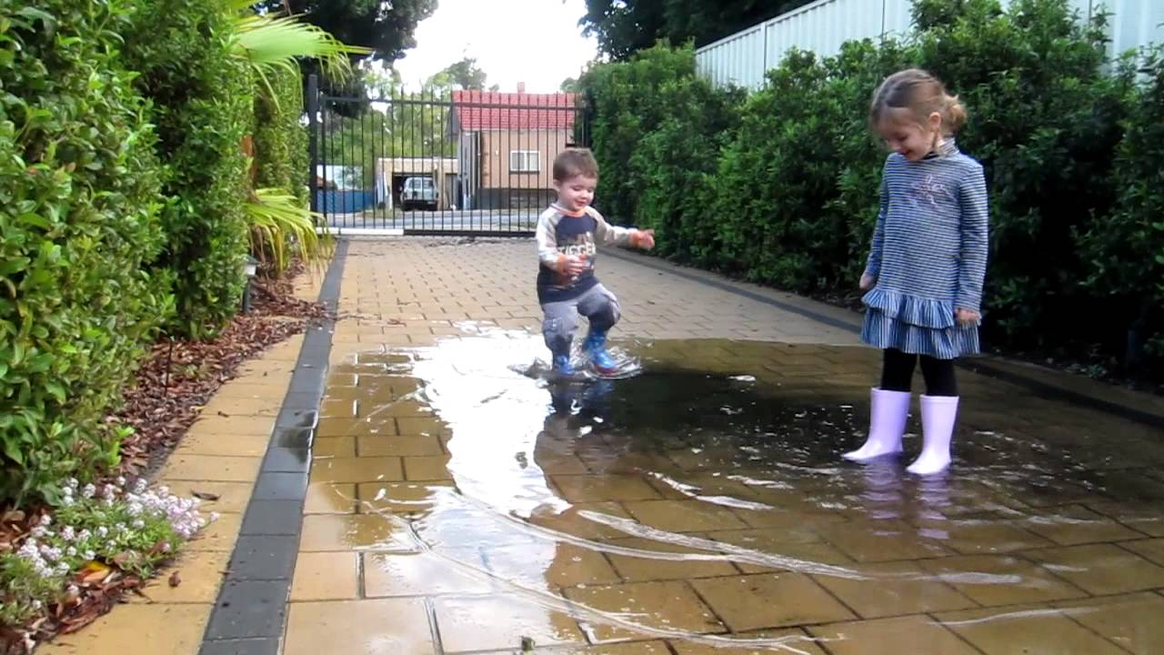 Splashing in Puddles!!
