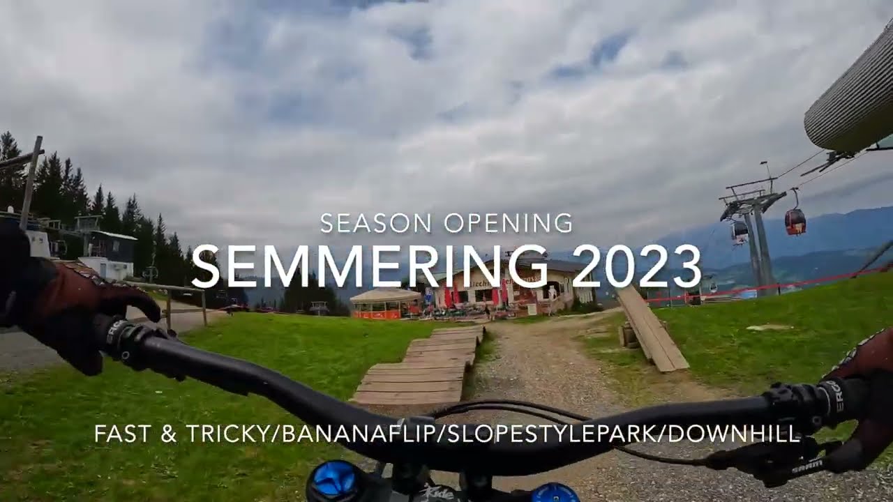 Season Opening Semmering 2023 - Full run (Fast&Tricky Bananaflip Slopestylepark Downhill)