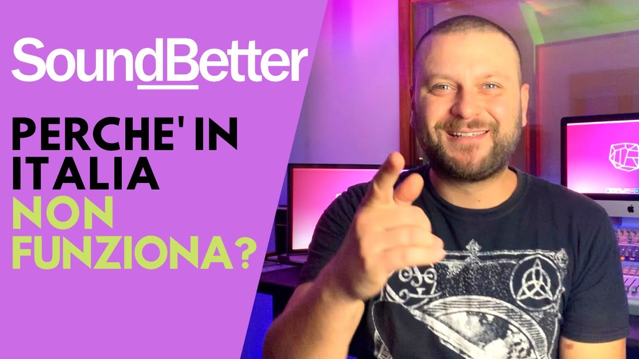Produrre musica, mixing e mastering con Soundbetter. Perch&egrave; in Italia non funziona.