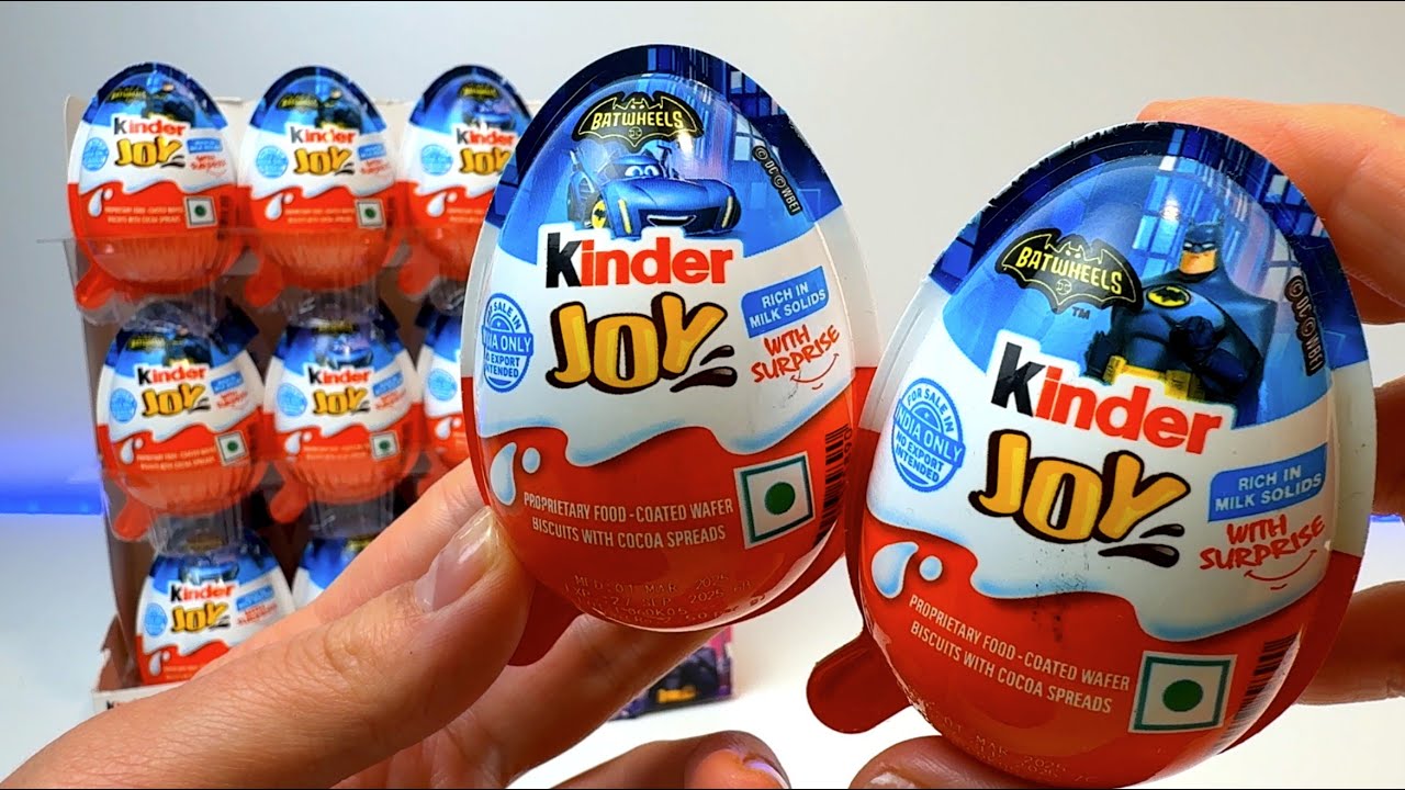 Batman Batwheels Kinder Joy Unboxing - No talking ASMR Unboxing
