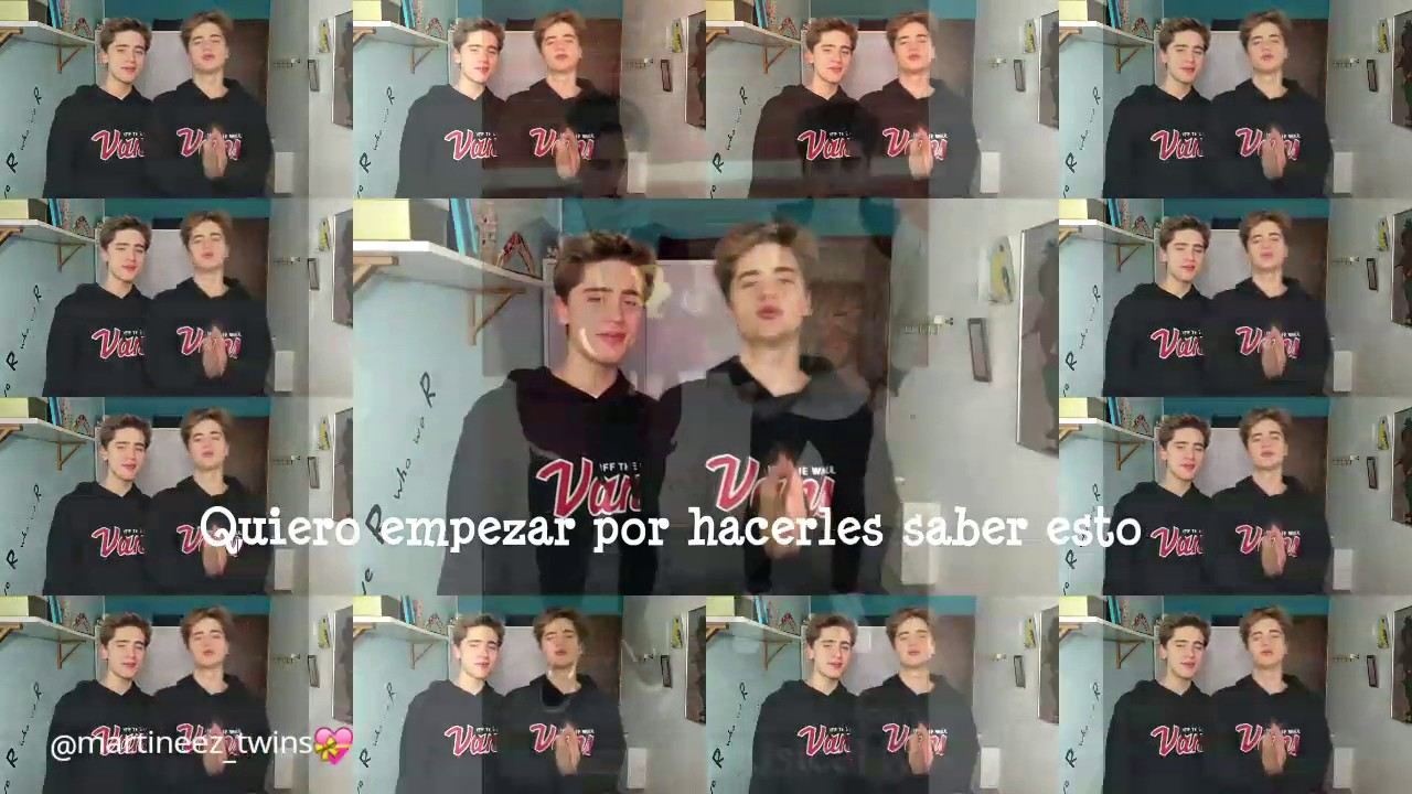 Ustedes salvaron mi vida - Iv&aacute;n y Emilio Martinez