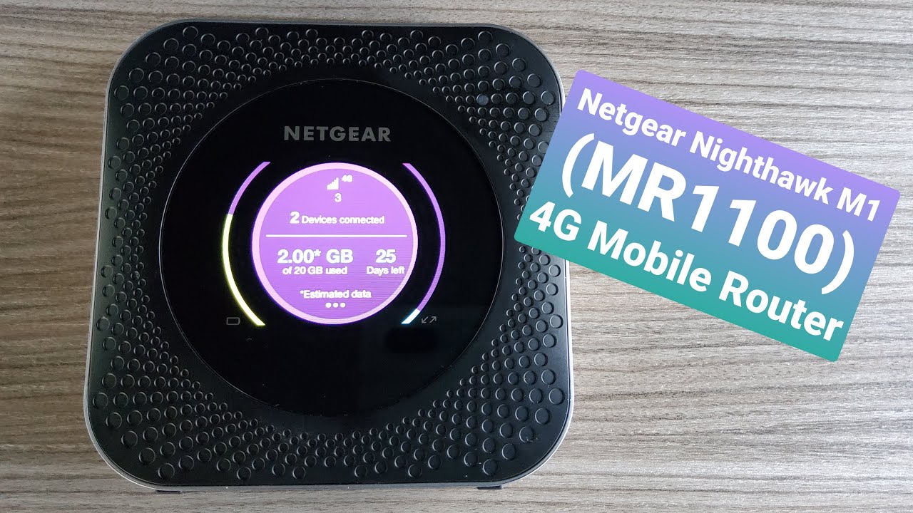 Netgear Nighthawk M1 (MR1100) 4G Mobile Hotspot Router