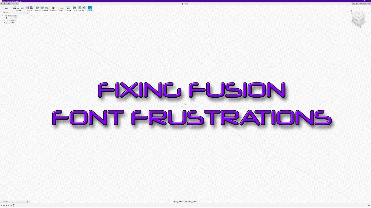Исправление проблем со шрифтами Fusion