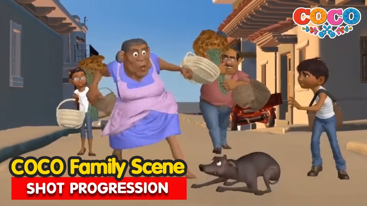 Как Disney анимировал самую смешную семейную сцену из «Тайны Коко» | Последовательность кадров