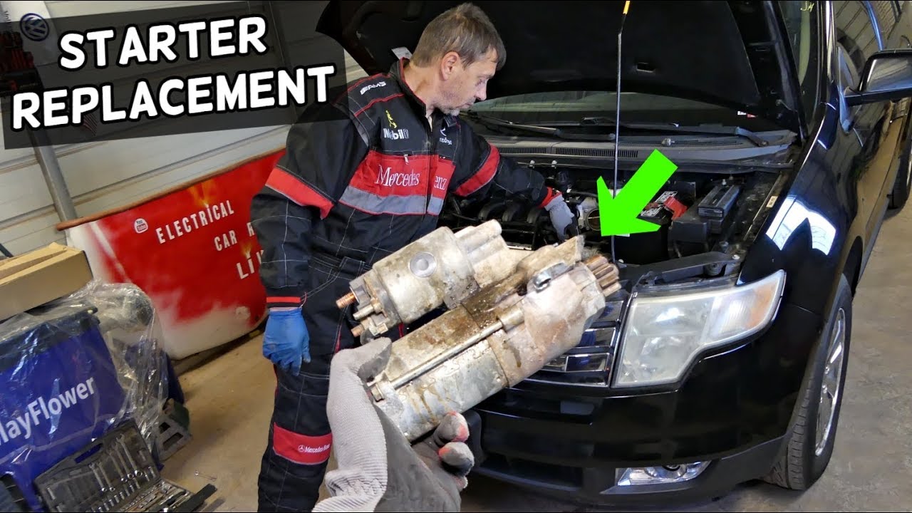 FORD EDGE STARTER REPLACEMENT 3.5 3.7 2007 2008 2009 2010 2011 2012 2013 2014