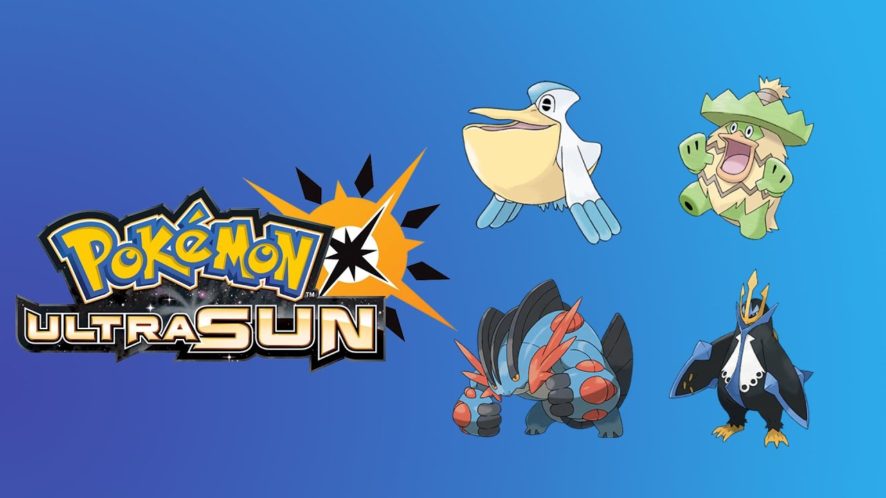 Pokemon Ultra Sun Mega Swampert Rain Team (Battle Tree Super Doubles 1 - 50)
