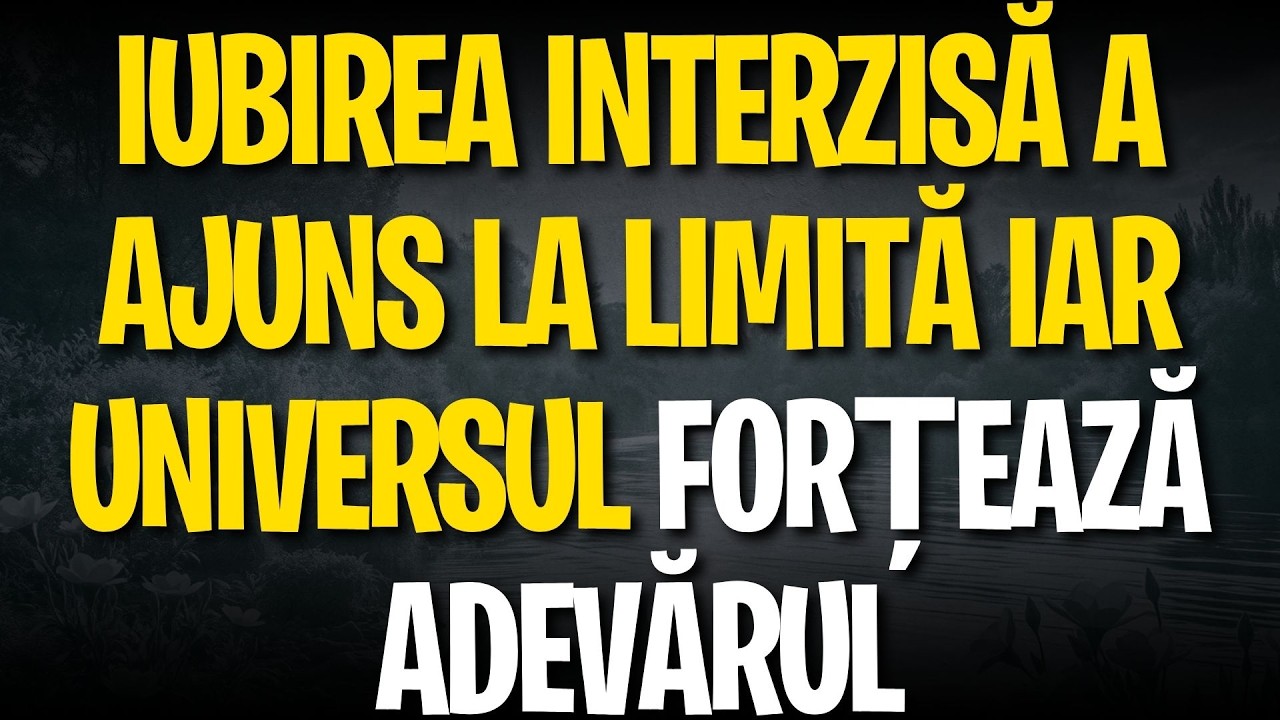 Iubirea INTERZISĂ a ajuns la limită iar universul forțează adevărul