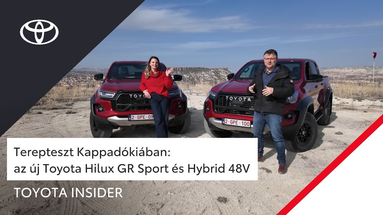 Terepteszt Kappadókiában: az új Toyota Hilux GR Sport és Hybrid 48V | Toyota Insider #37