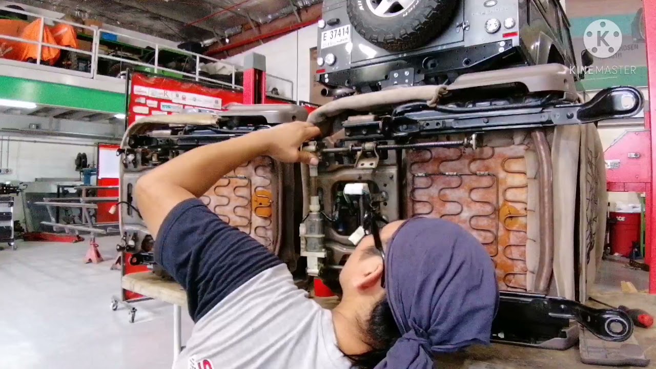 Toyota Lc80 seat repair