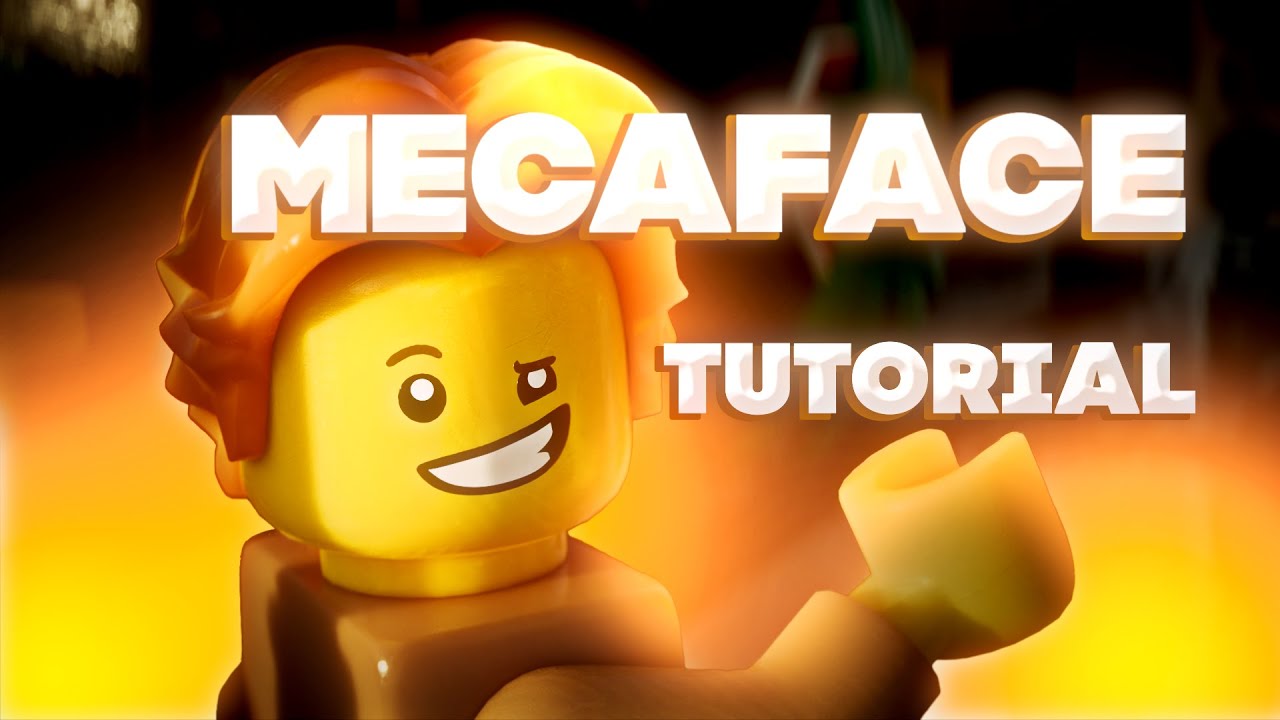 Анимация лица лего фигурки в блендере! Mecaface tutorial #5