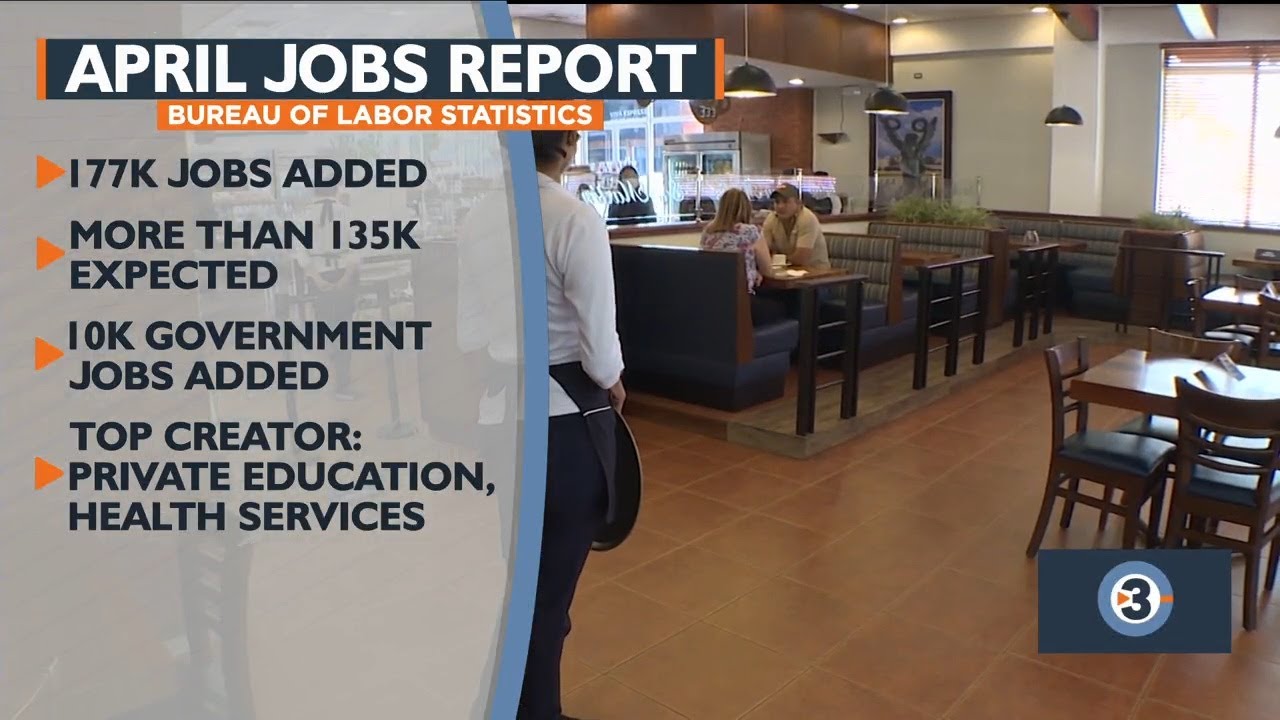 Bureau of Labor Statistics releases April jobs report