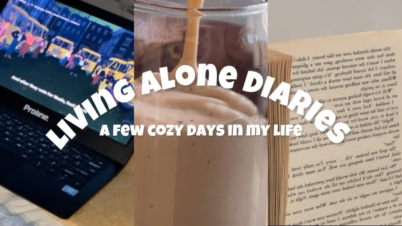 Days in my life: living alone. cozy days at home. cooking,reading and more.