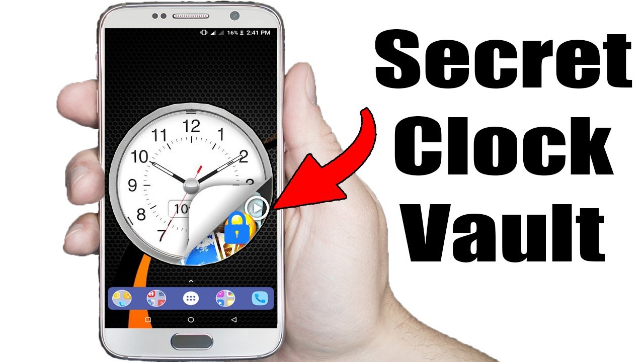 How To Hide Photos And Videos Inside A Clock | Secret Photos Videos Locker | Clock Vault App Review