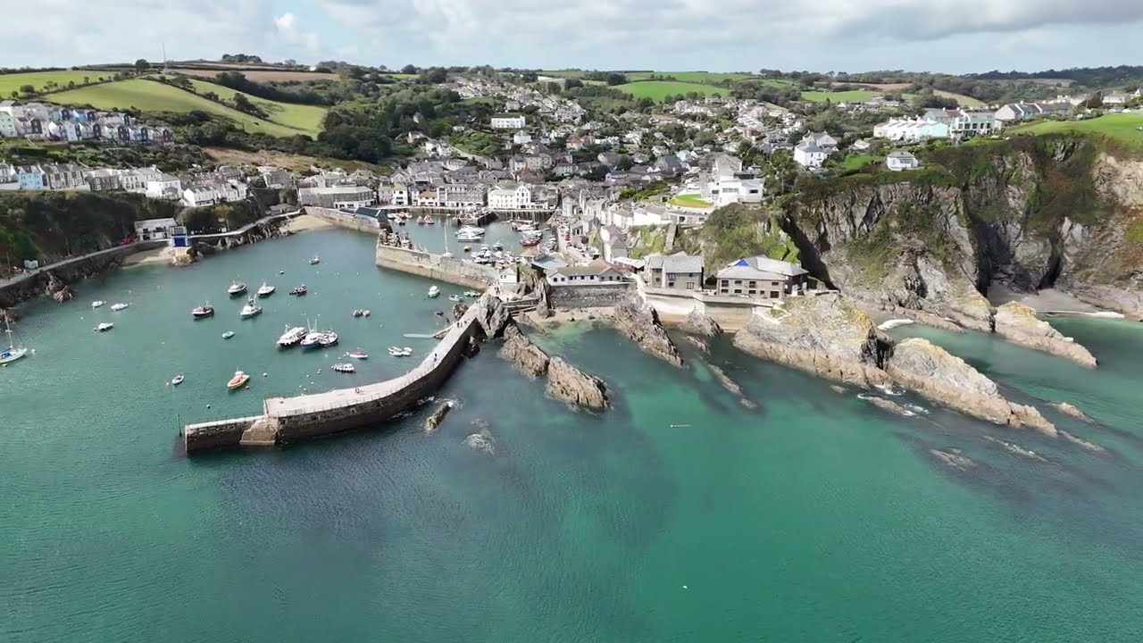CORNWALL, ENGLAND, UK - SEPTEMBER 2025 - DRONE WITH A VIEW - [4K]  DRONE FOOTAGE