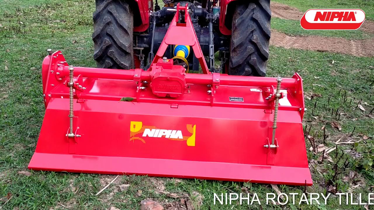 NIPHA ROTARY TILLER FIELD DEMO #NIPHA #ROTAVATOR #PREMIUM