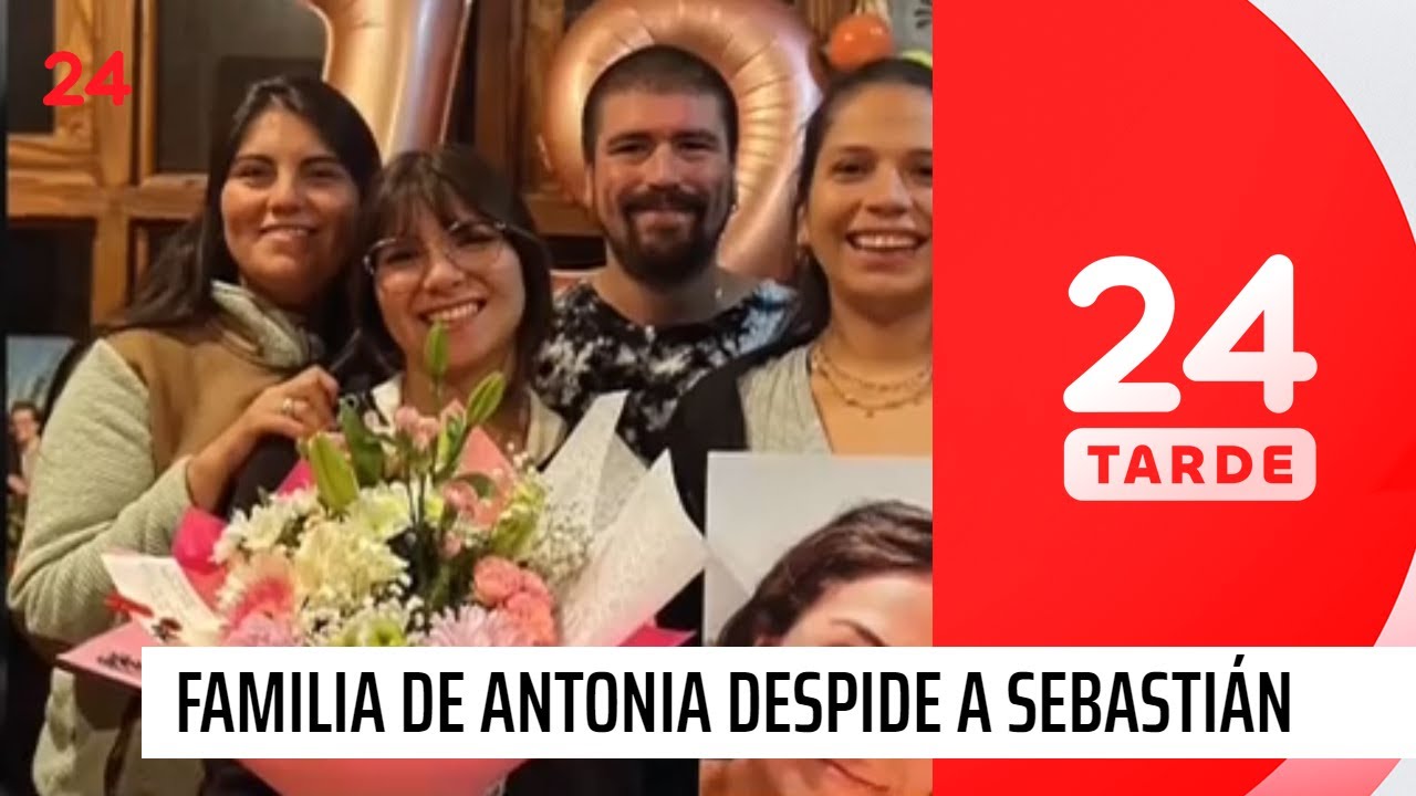 Familia de Antonia Barra despide ahora a Sebastián tras violento accidente | 24 Horas TVN Chile