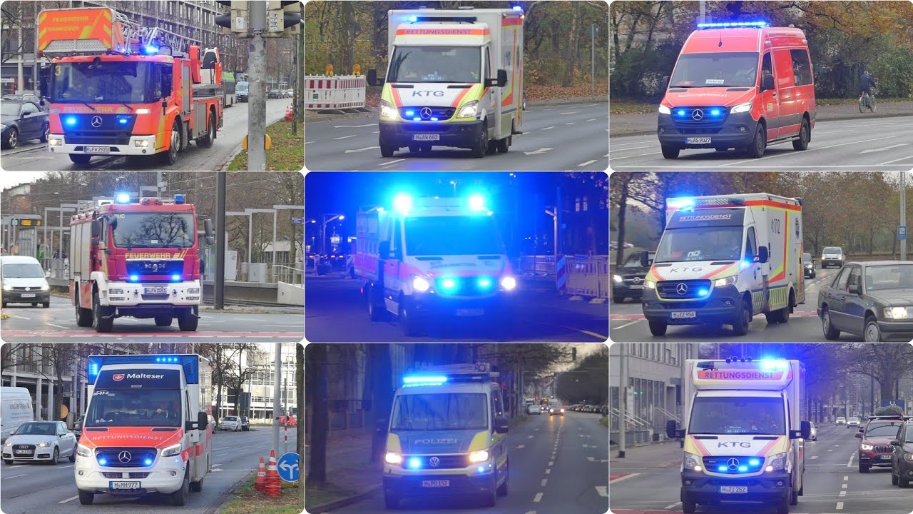 [80 MINUTEN HANNOVER] Zusammenschnitt verschiedener Einsatzfahrten aus der Landeshauptstadt Hannover