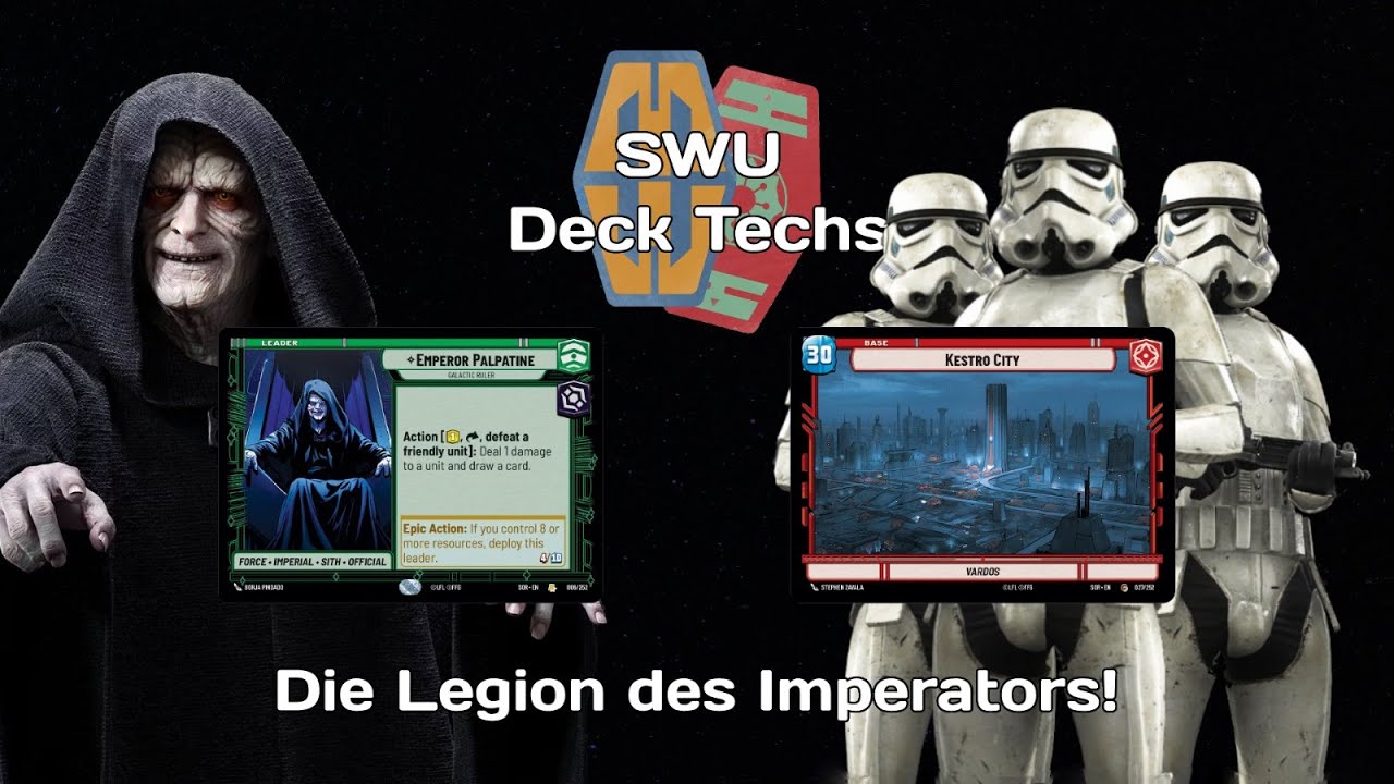 Die Legion des Imperators | Palpatine Red Control | Star Wars Unlimited Decktech