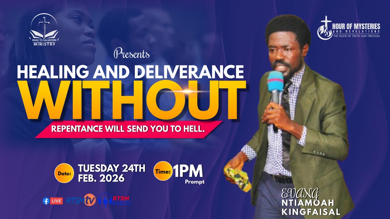HEALING AND DELIVERANCE WITHOUT REPENTANCE LEADS YOU TO HELL