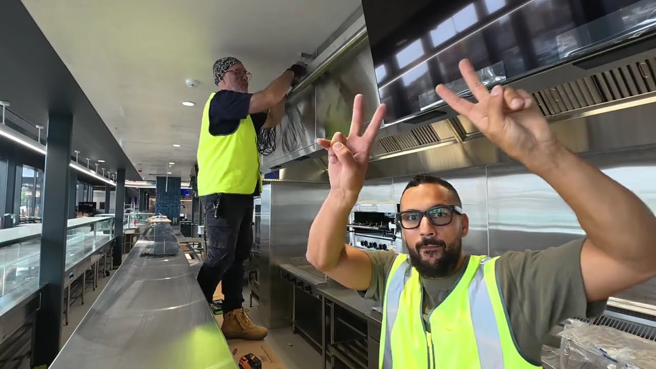 Fish Market digital signage Installation.