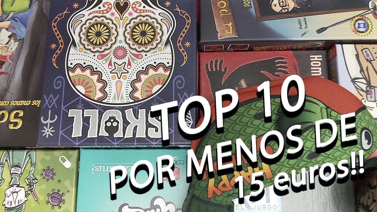 TOP 10 juegos de mesa por menos de 15 euros!! #juegosdemesa #baratos #mejores