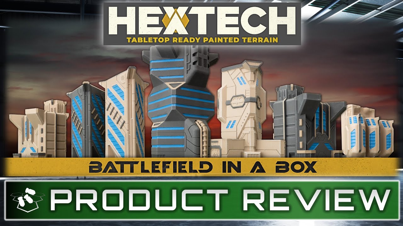 HEXTECH!  Pre-Painted BattleTech Terrain from Gale Force Nine | BattleTech Unboxing and Review
