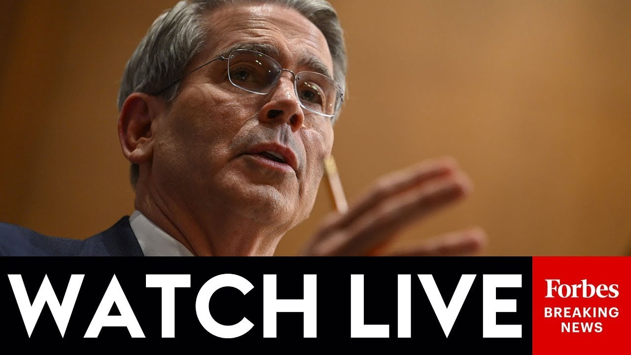 WATCH LIVE: Treasury Secretary Scott Bessent Testifies Before The Senate Banking Committee