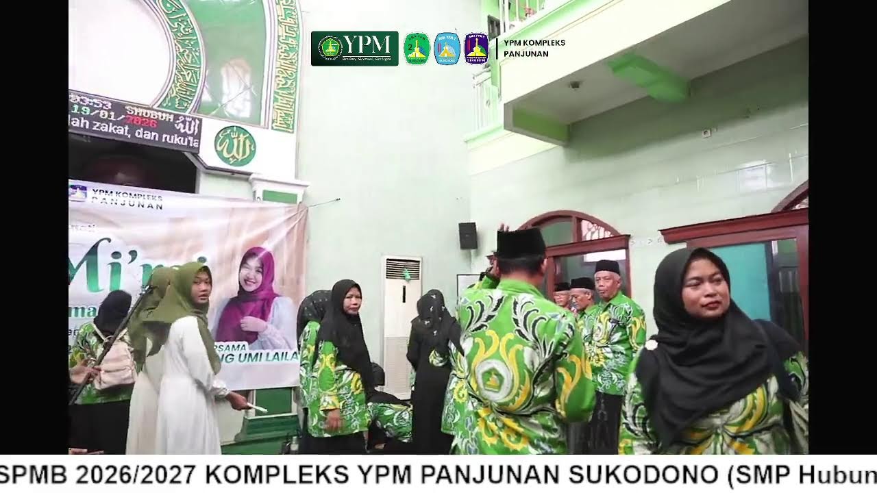 PERINGATAN ISRA' MI'RAJ YPM KOMPLEK PANJUNAN BERSAMA NING UMI LAILA