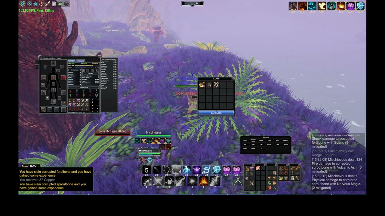 Pantheon rise of the Fallen - Wilds End - Undead camp with loot drops.