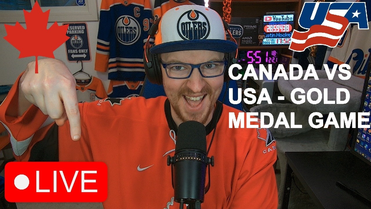 CANADA VS USA GOLD MEDAL LIVE | FAN REACTION & COMMENTARY