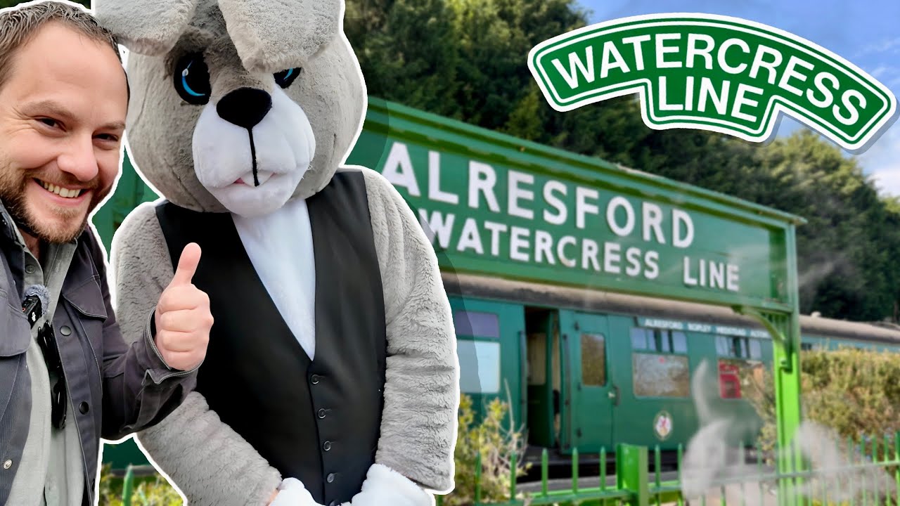 Visiting The Watercress Line for Easter 🐣 Riding The Mini Steam Train & More | Vlog
