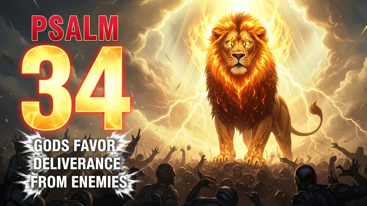 PSALM 34: Claim God’s Favor and Deliverance from All Enemies
