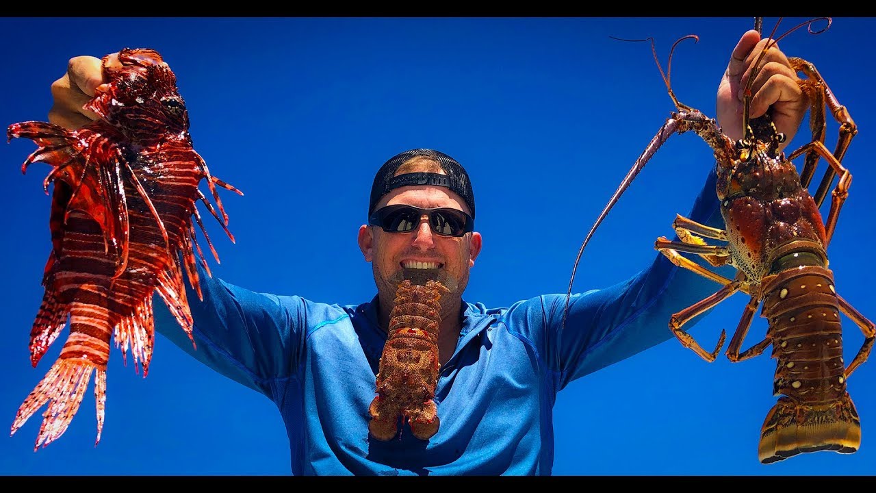 LIONFISH, Mackerel, Lobster and RIBEYES! {Catch Clean Cook} Gravity Grill