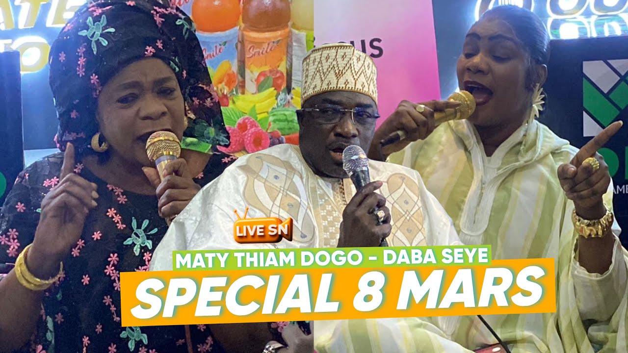 Ndeysan 😭8mars sargal djiguen Daba Seye et Maty thiam rend hommage Alima diaga … #livesn #8march 