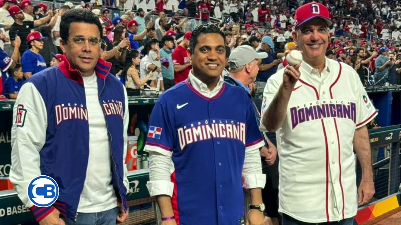 GRANDES FIGURAS EN EL CLÁSICO MUNDIAL DE BEISBOL, DONDE ESTUVO EL PRESIDENTE LUIS ABINADER, Y OTROS.