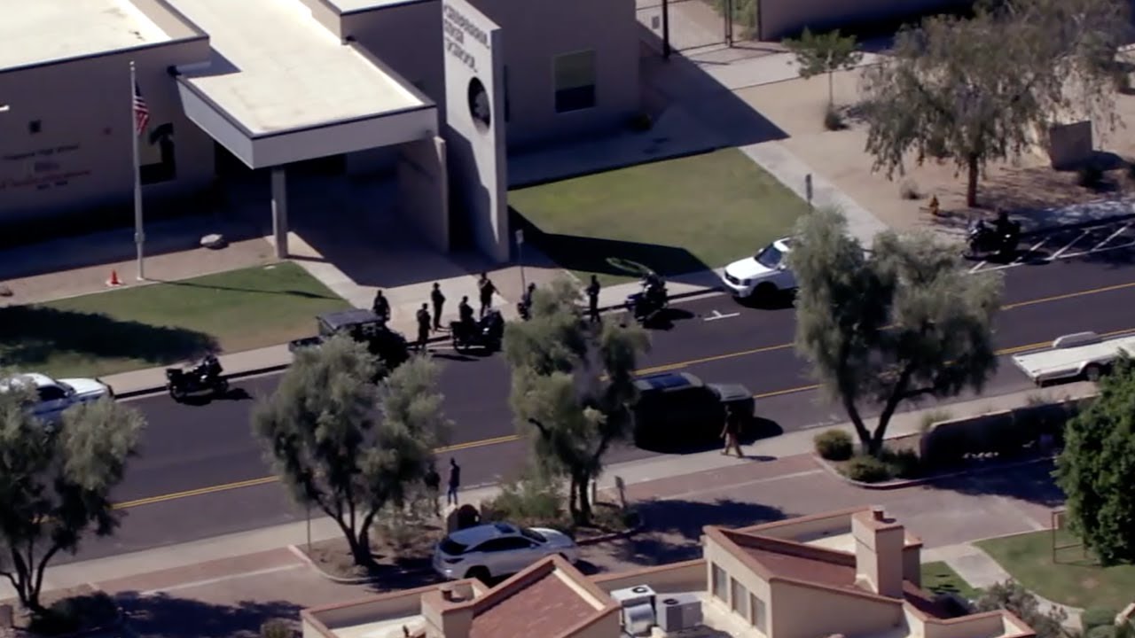 Police are giving an update after a threat at Chaparral High School put the school on lockdown