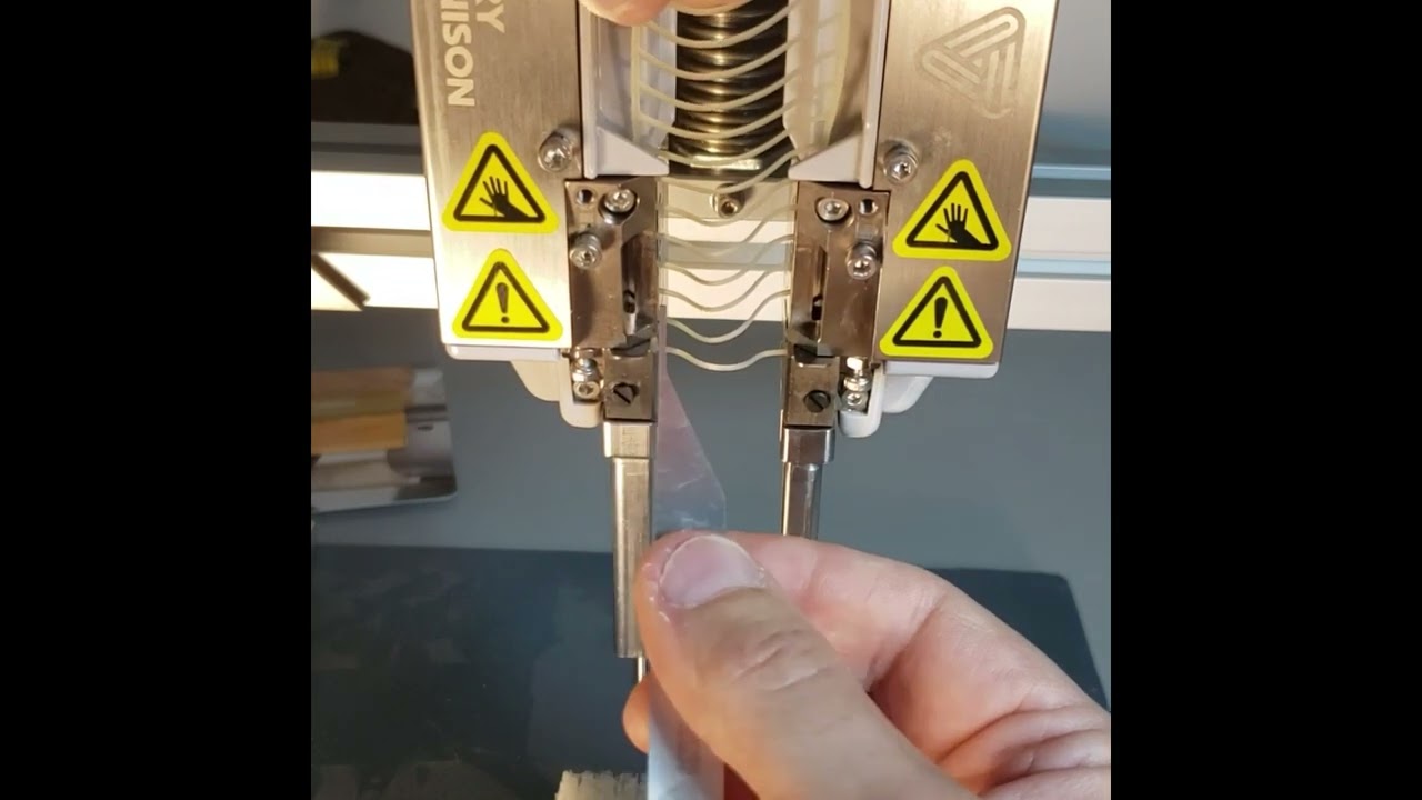 Avery Dennison IndES® (how to unload elastic staples from the IndES® machine)